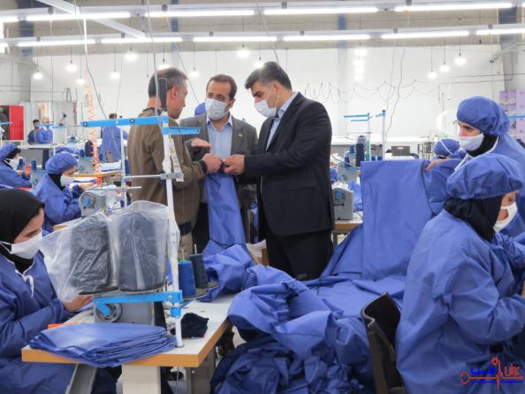 تولیدی لباس بیمارستانی یکبار مصرف 